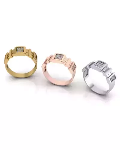 pave setting jewelry ring 