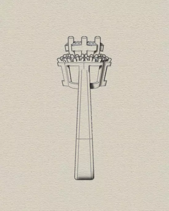 flower setting halo engagement jewelry ring  3D print model_5