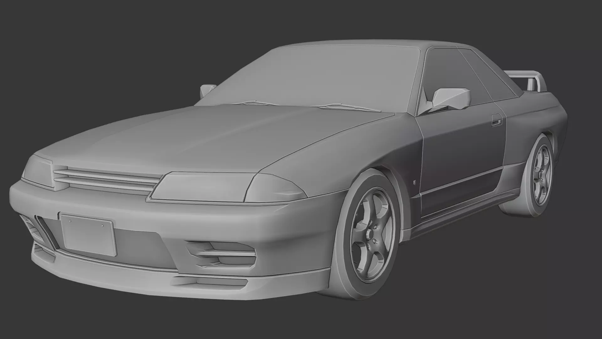Nissan Skyline GTR R32 3D print model_10