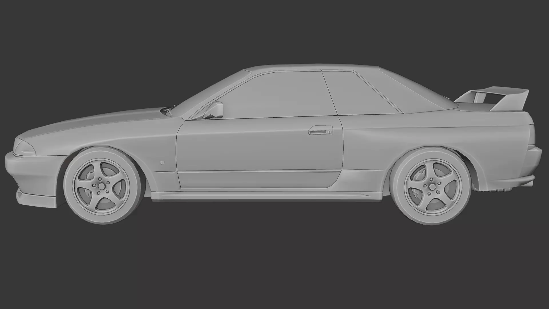 Nissan Skyline GTR R32 3D print model_1