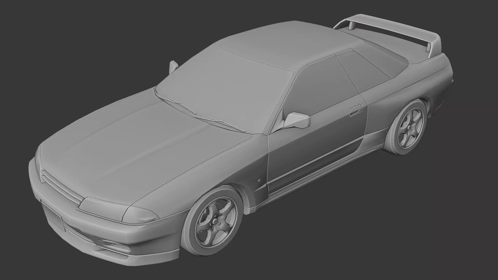 Nissan Skyline GTR R32 Base Model 3D print model