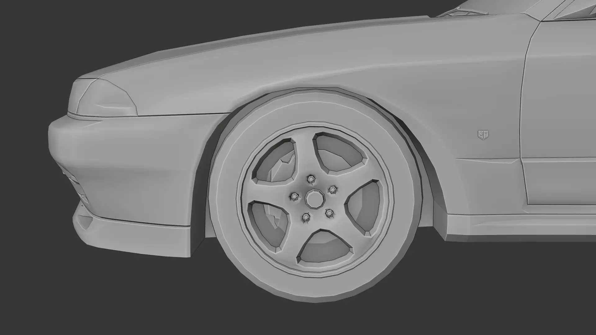 Nissan Skyline GTR R32 3D print model_6