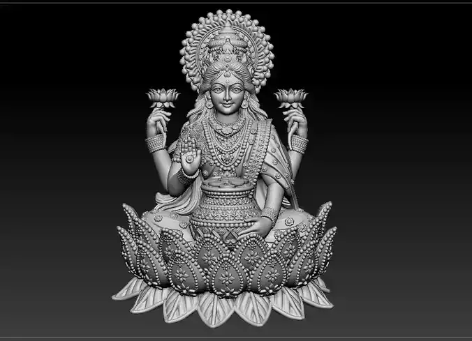 Laxmi Mata 3D print model 