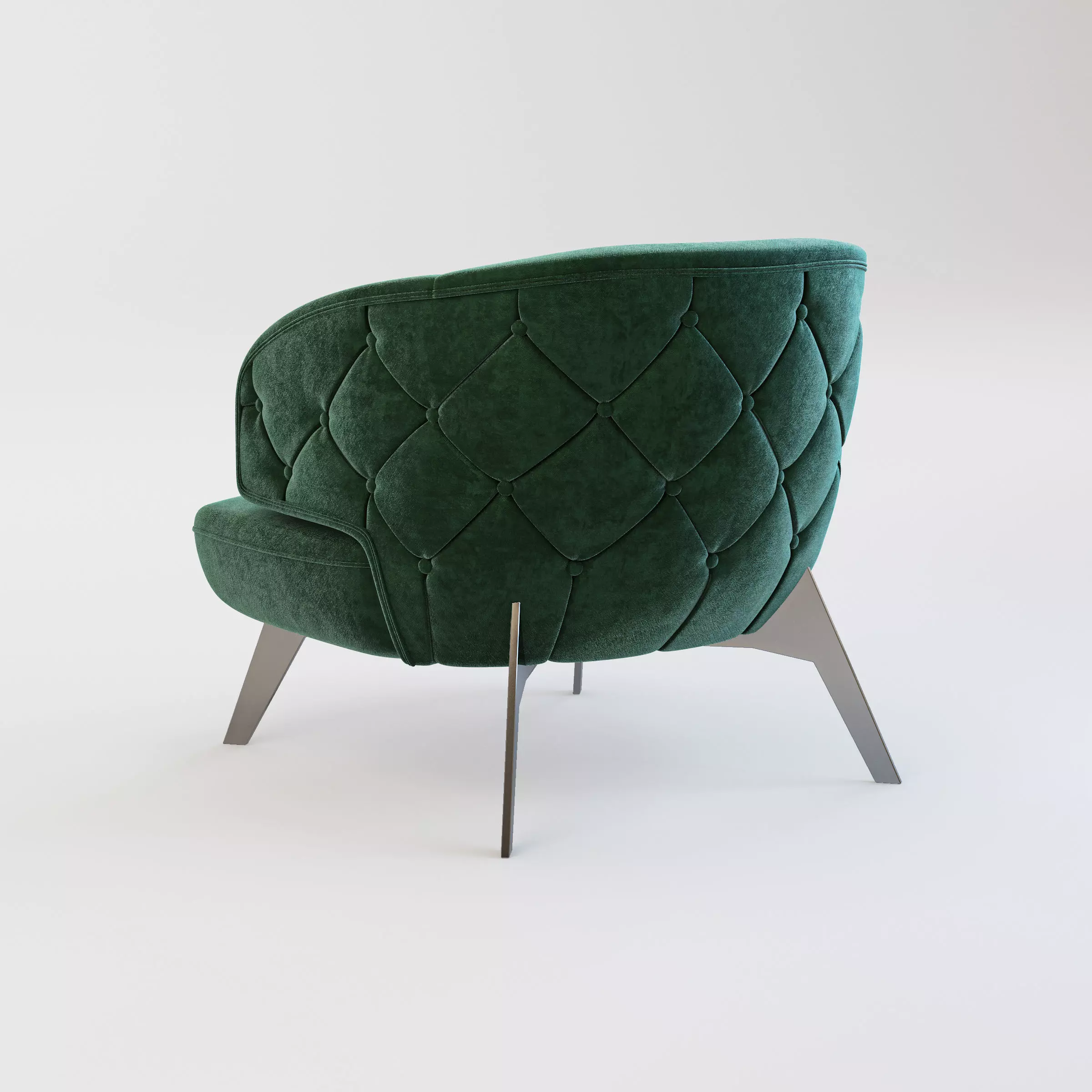 Lounge BUBBLE KAPITONE 151 polythrona 3D model_1