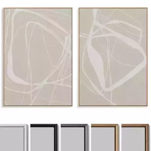 Abstract Painting Frame set