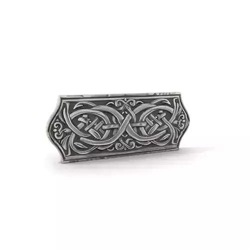 Ornate Silver Plaque model pack