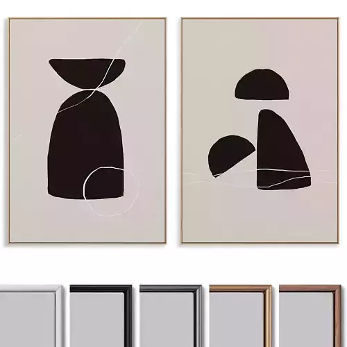 Abstract Painting Frame set