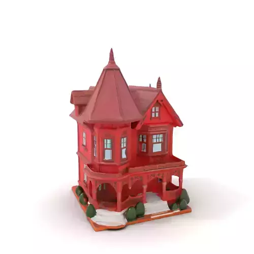 Elegant Victorian House model pack