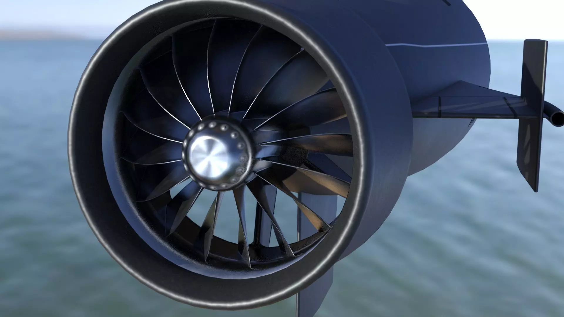 Ballistic Submarine class BOREI-II Low-poly 3D model_3