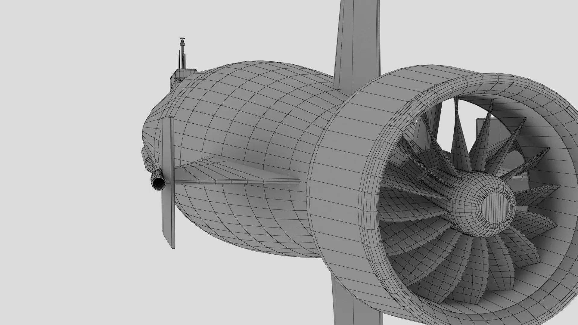 Ballistic Submarine class BOREI-II Low-poly 3D model_21