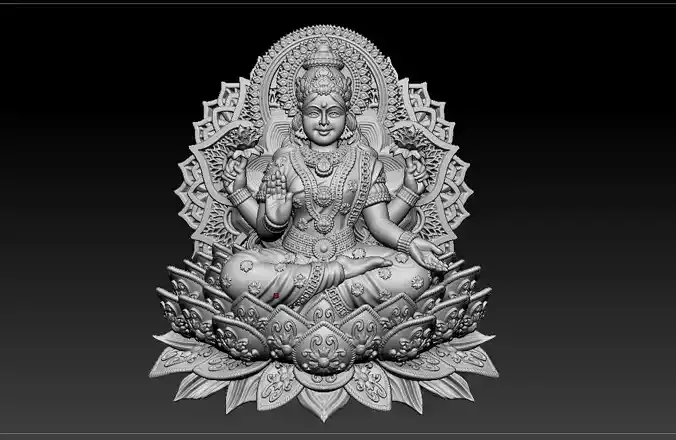 Laxmi Mata 3D print model 