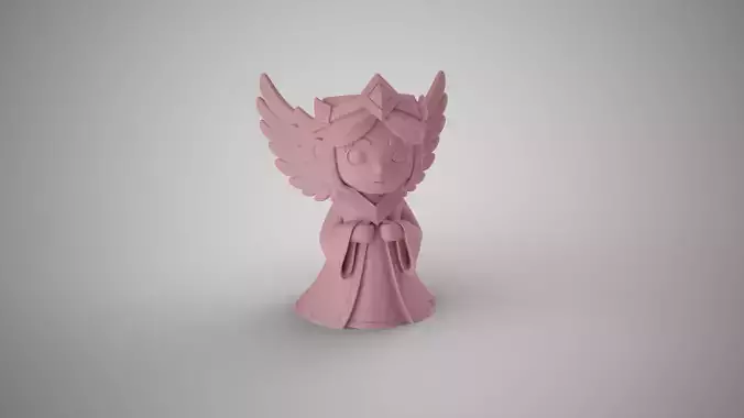 Angel Succulent Planter 3D print model