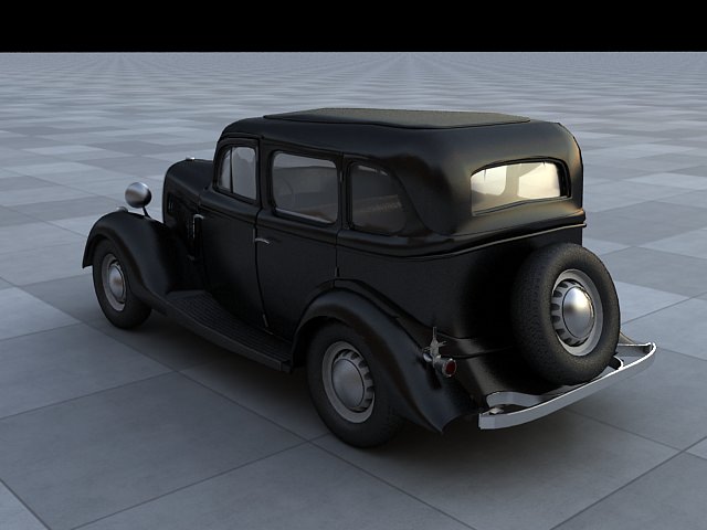 Gaz M1 3D model_2