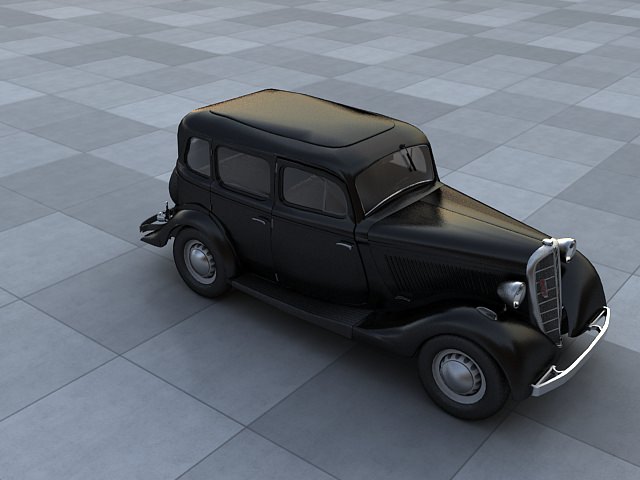 Gaz M1 3D model_3