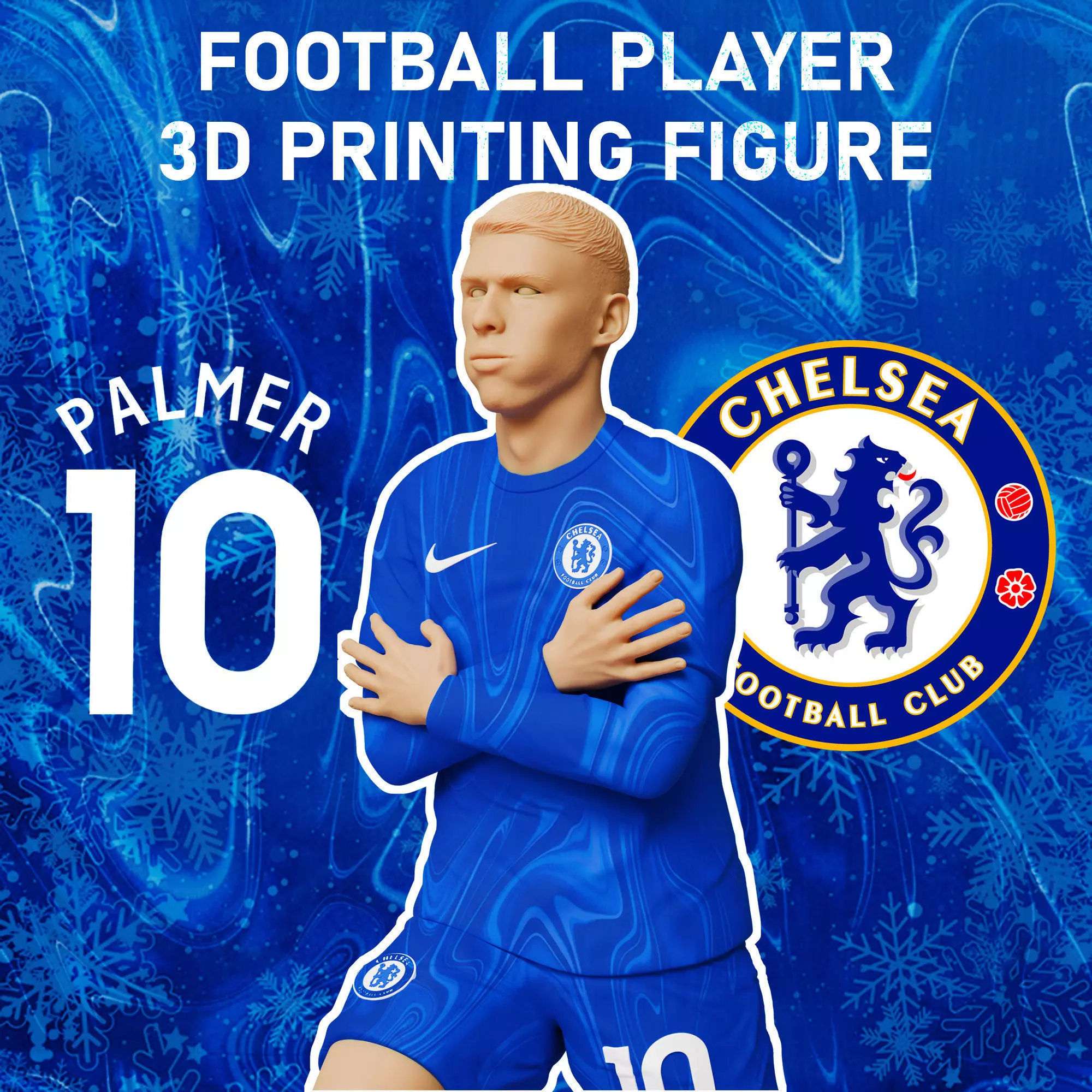 Cole Palmer Chelsea FC Star 3D Printing Figure 3D print model_2