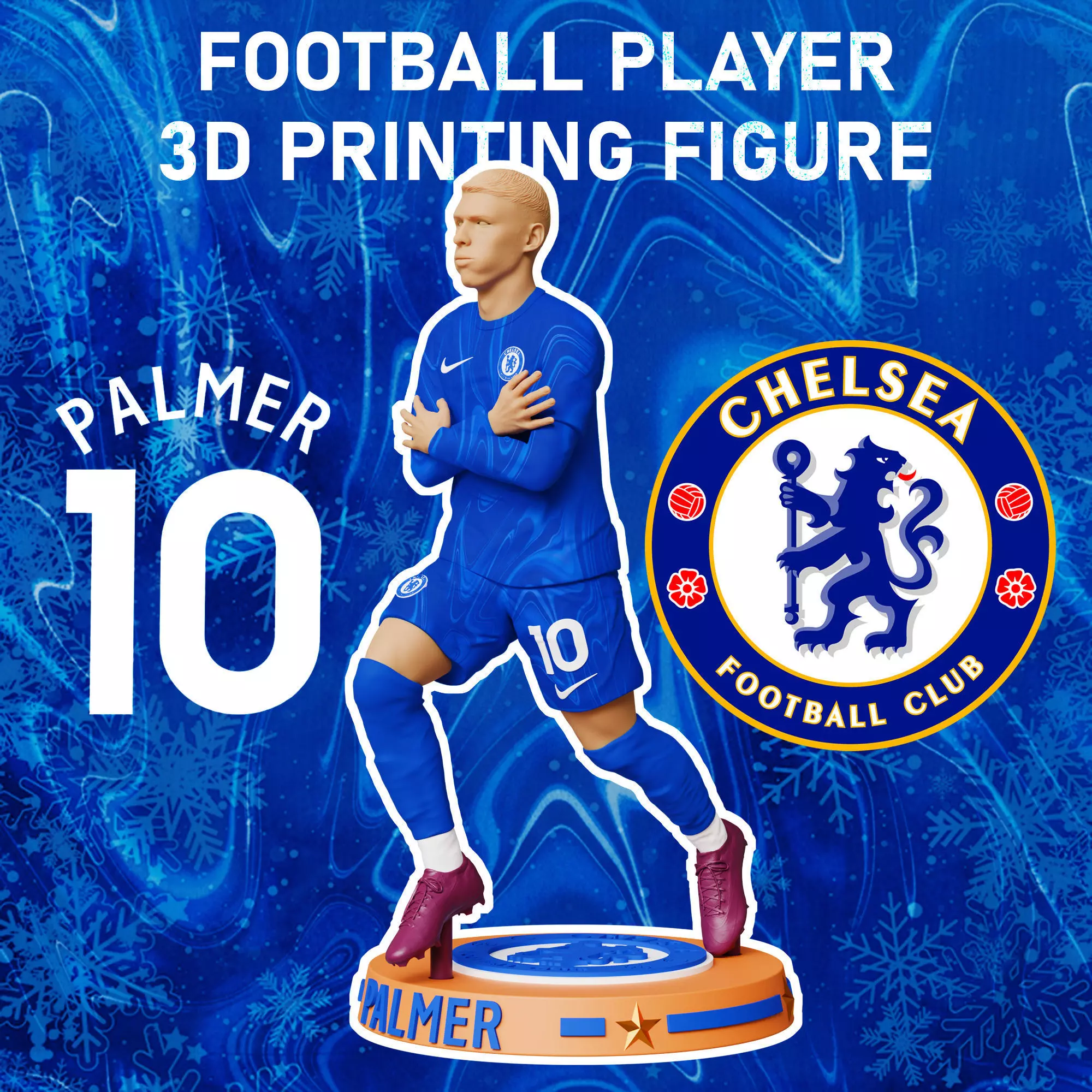 Cole Palmer Chelsea FC Star 3D Printing Figure 3D print model_0