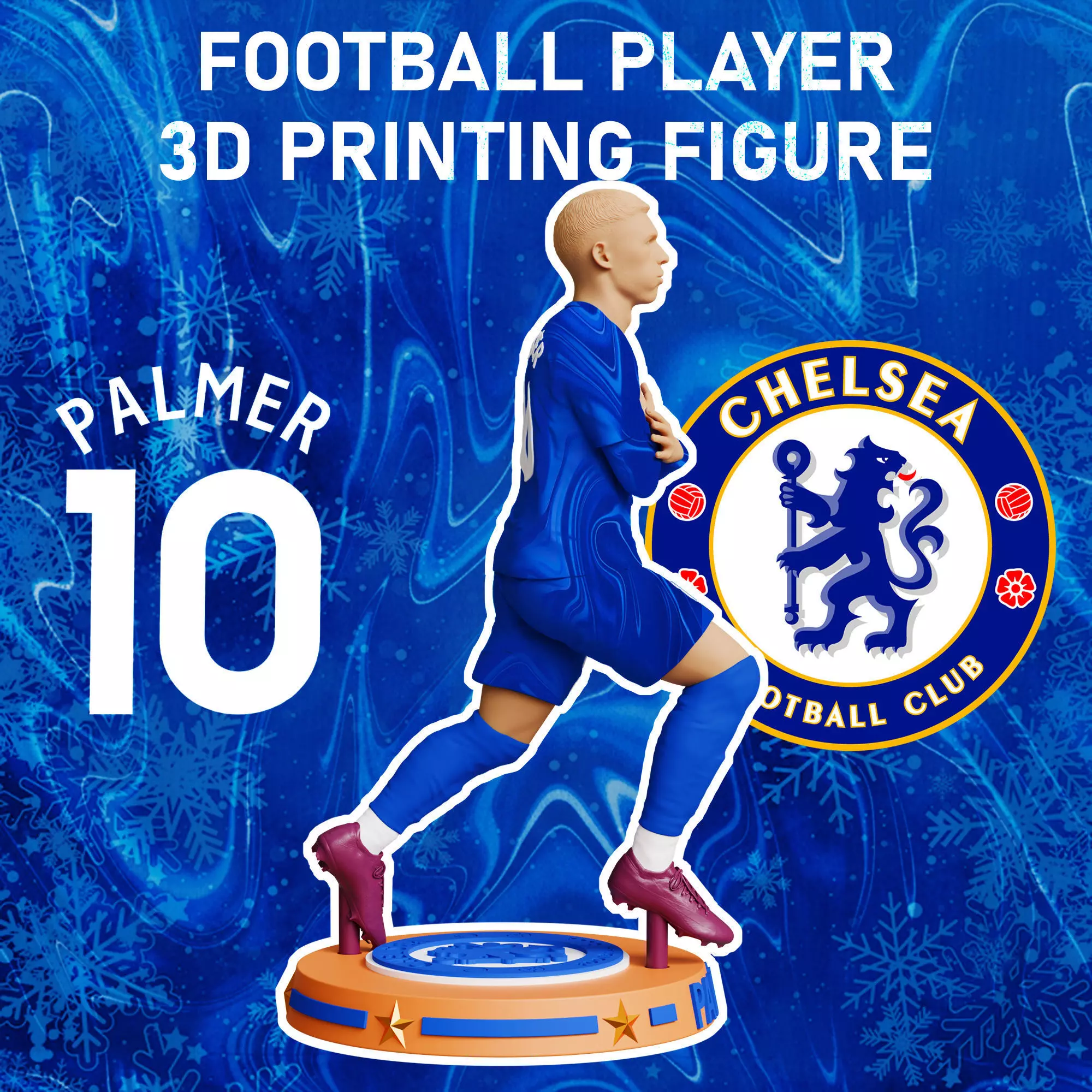 Cole Palmer Chelsea FC Star 3D Printing Figure 3D print model_1