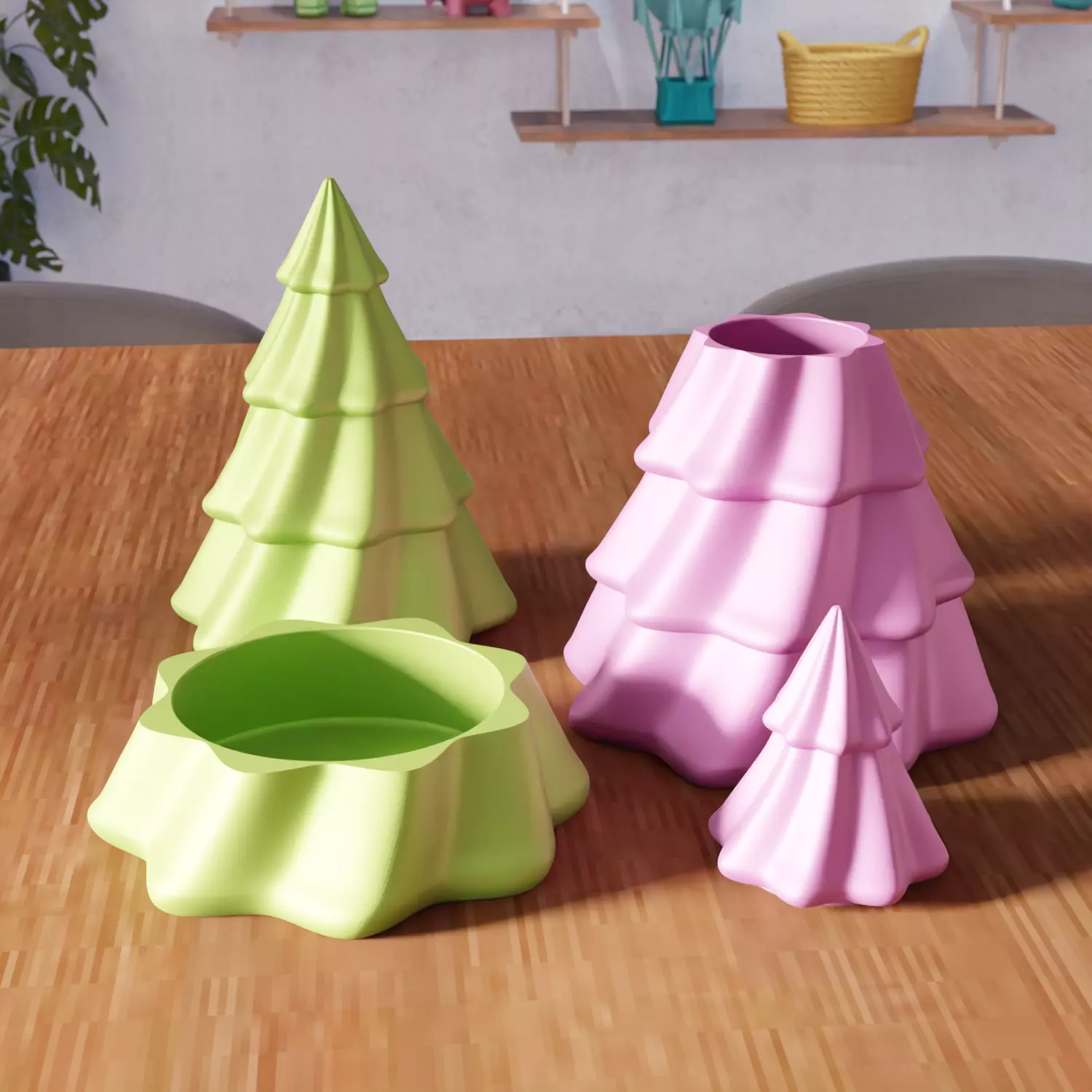 Modular Christmas Tree - 470 3D print model_3