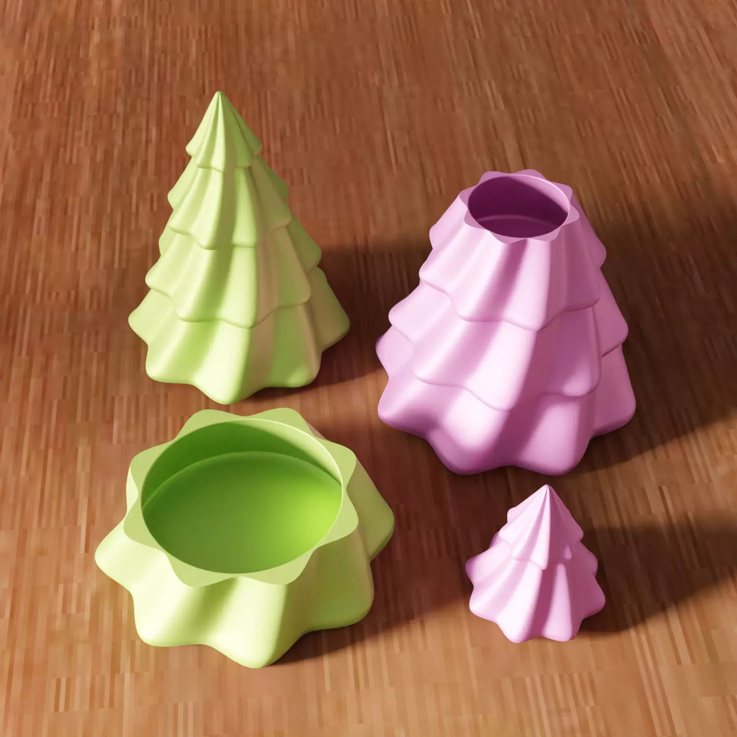 Modular Christmas Tree - 470 3D print model_4