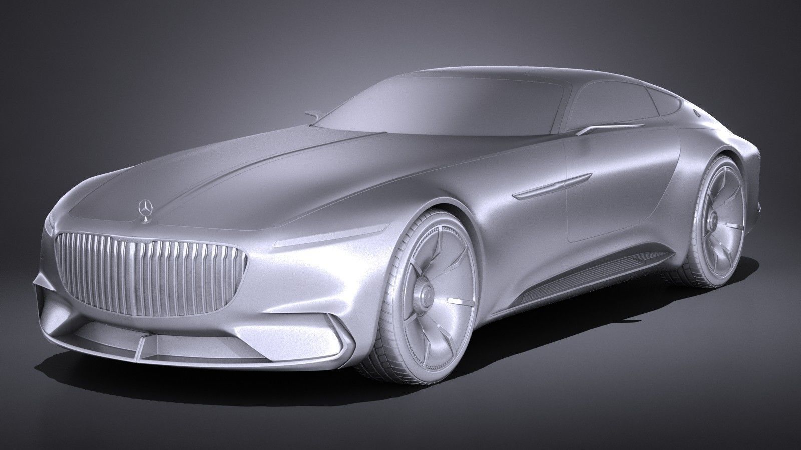Mercedes Vision Maybach 6 Concept 3D model_8