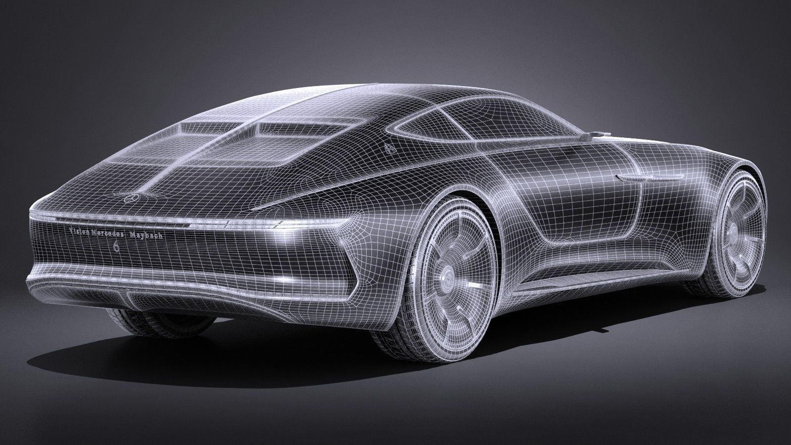 Mercedes Vision Maybach 6 Concept 3D model_13