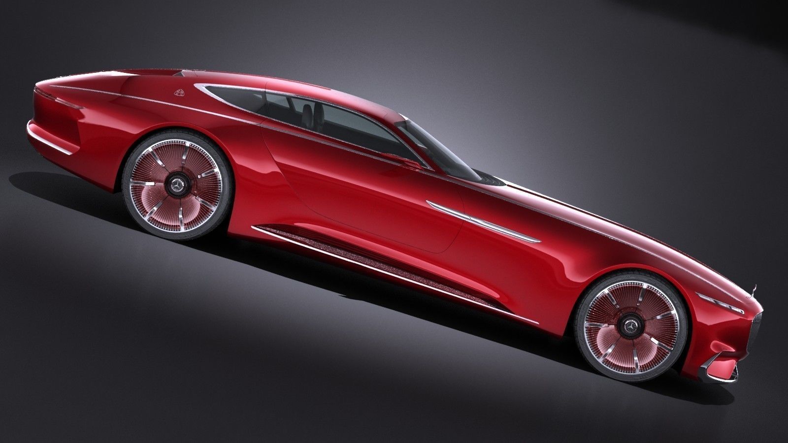 Mercedes Vision Maybach 6 Concept 3D model_6
