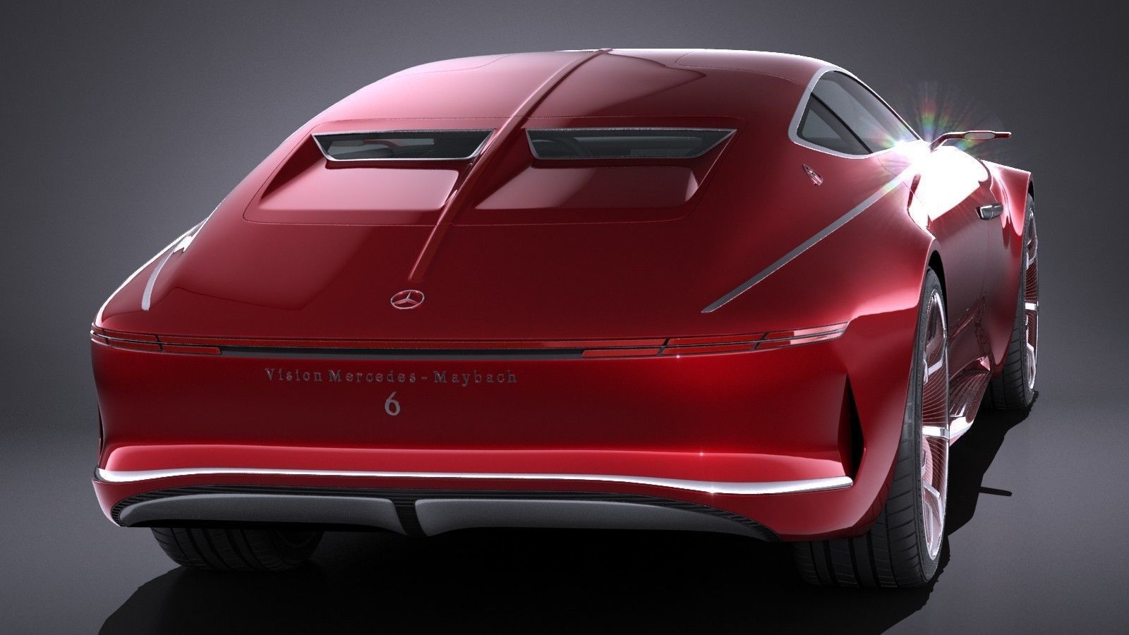 Mercedes Vision Maybach 6 Concept 3D model_4