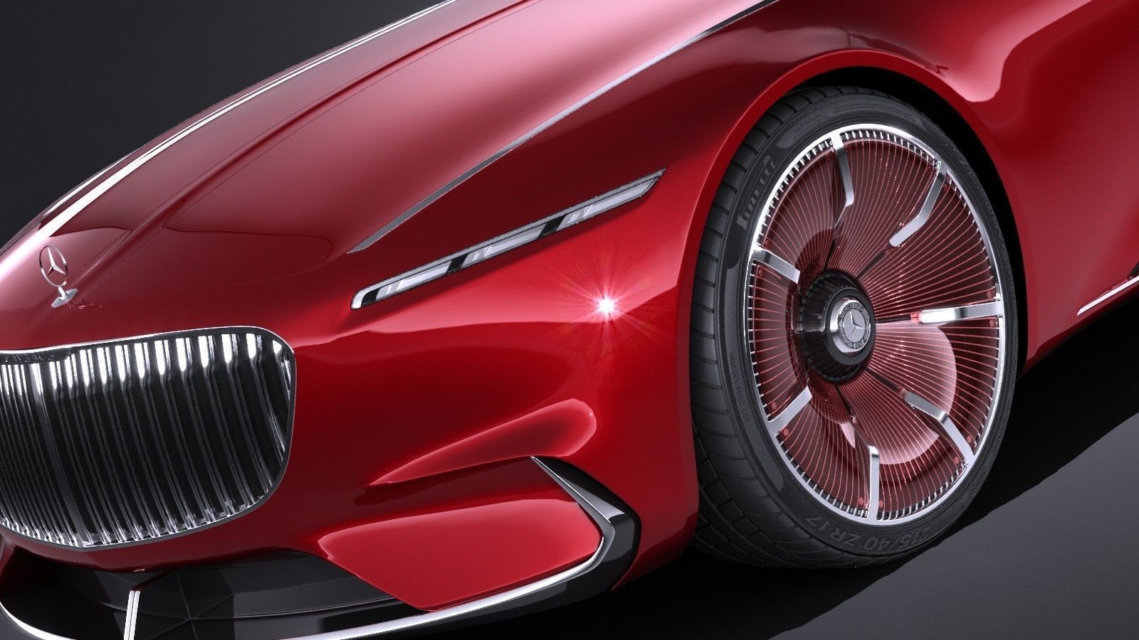 Mercedes Vision Maybach 6 Concept 3D model_2