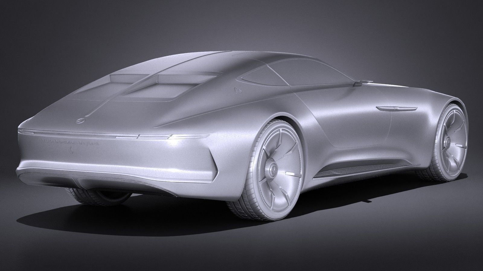 Mercedes Vision Maybach 6 Concept 3D model_11
