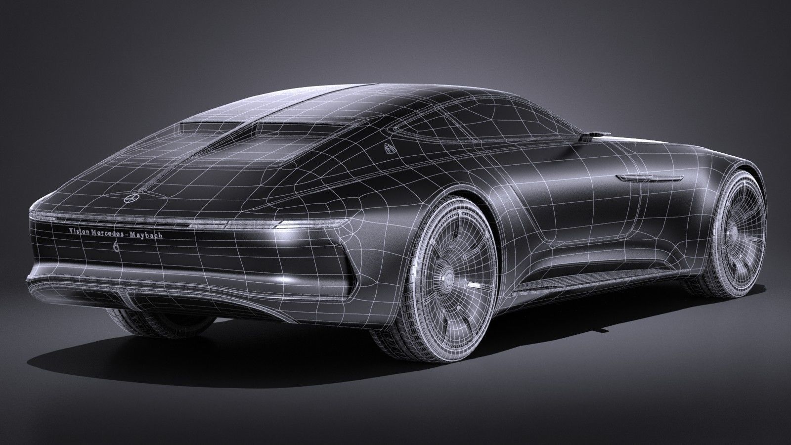 Mercedes Vision Maybach 6 Concept 3D model_15