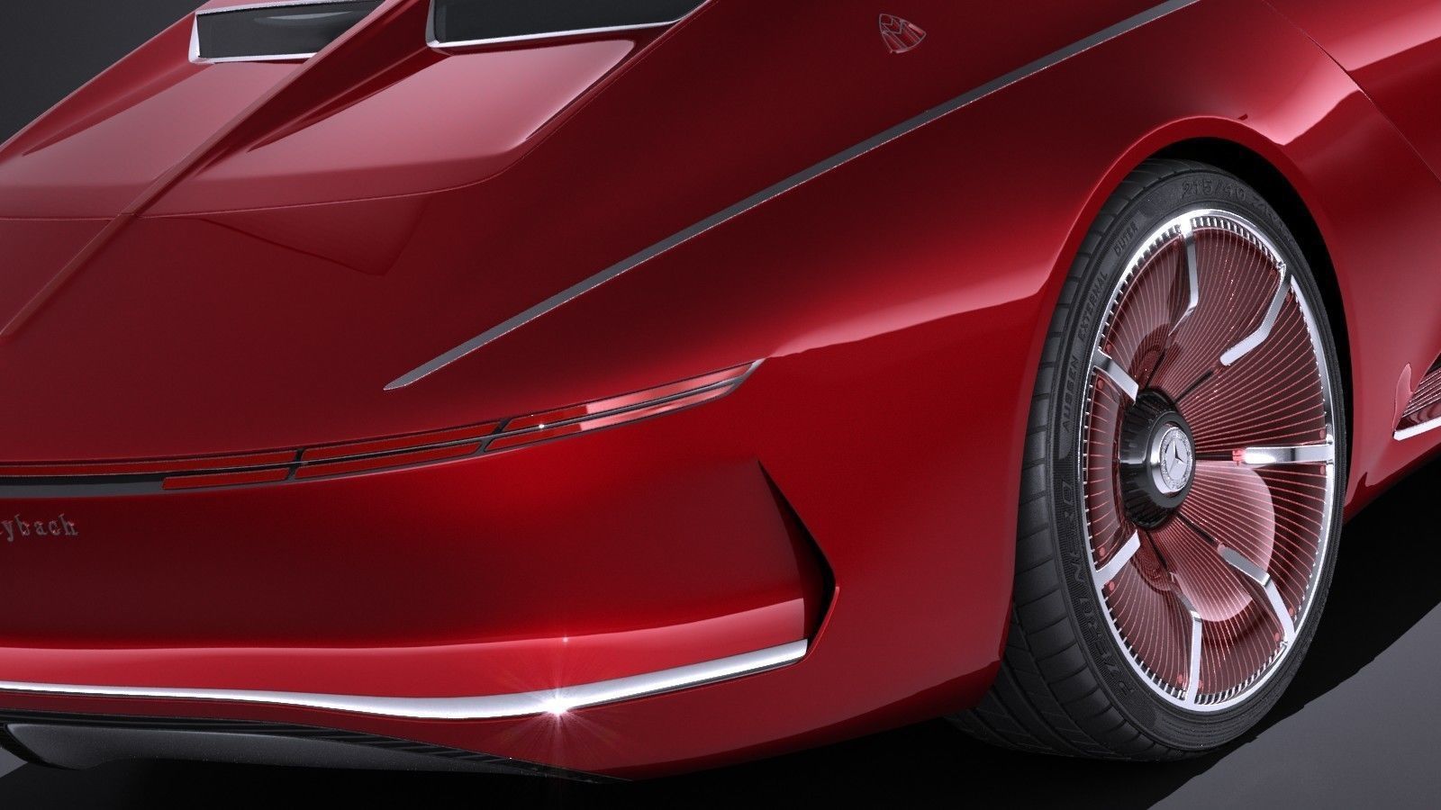 Mercedes Vision Maybach 6 Concept 3D model_3