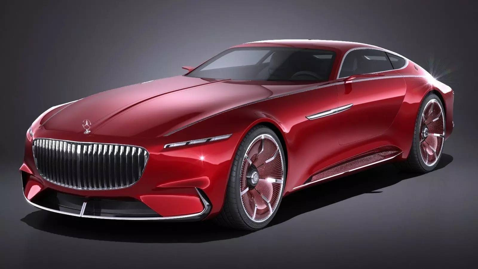 Mercedes Vision Maybach 6 Concept 3D model_0