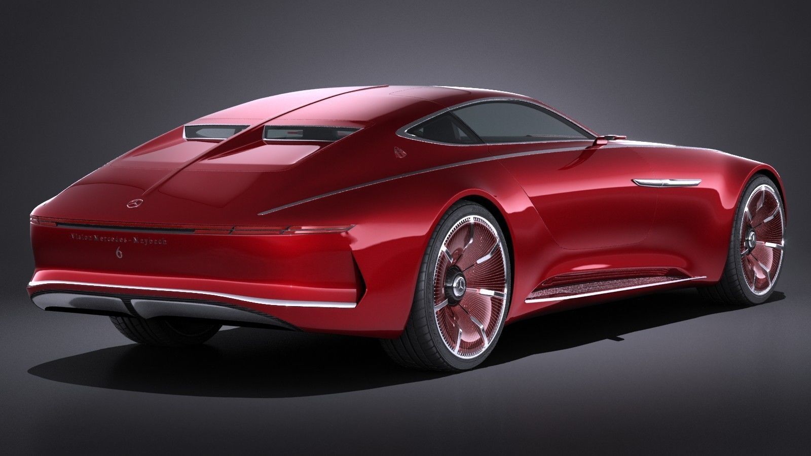 Mercedes Vision Maybach 6 Concept 3D model_5