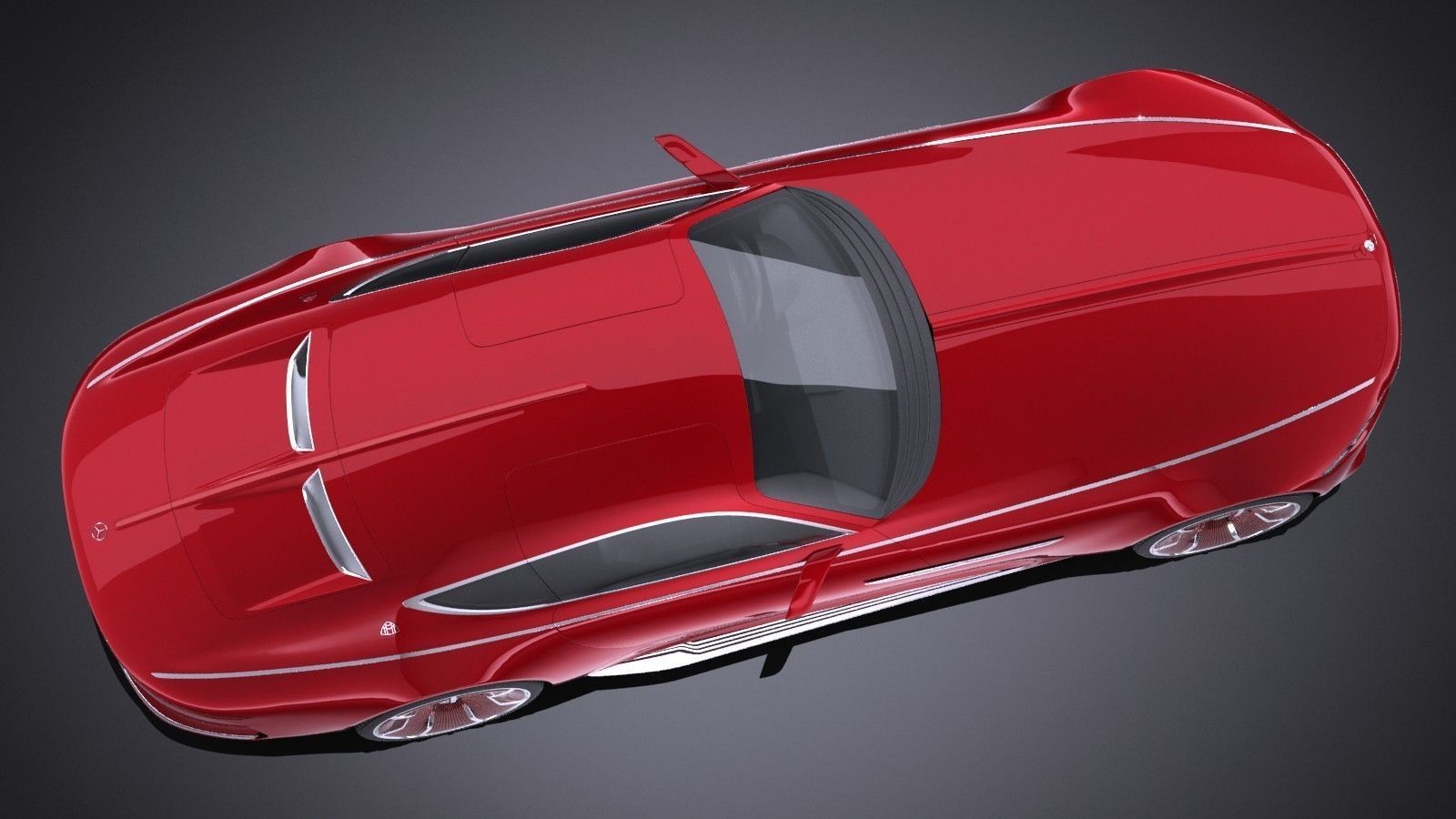 Mercedes Vision Maybach 6 Concept 3D model_7