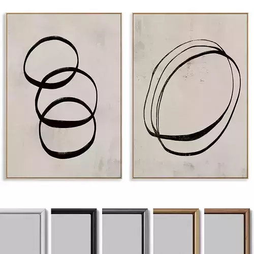 Abstract Painting Frame set