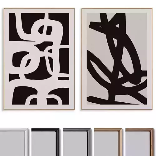 Abstract Painting Frame set