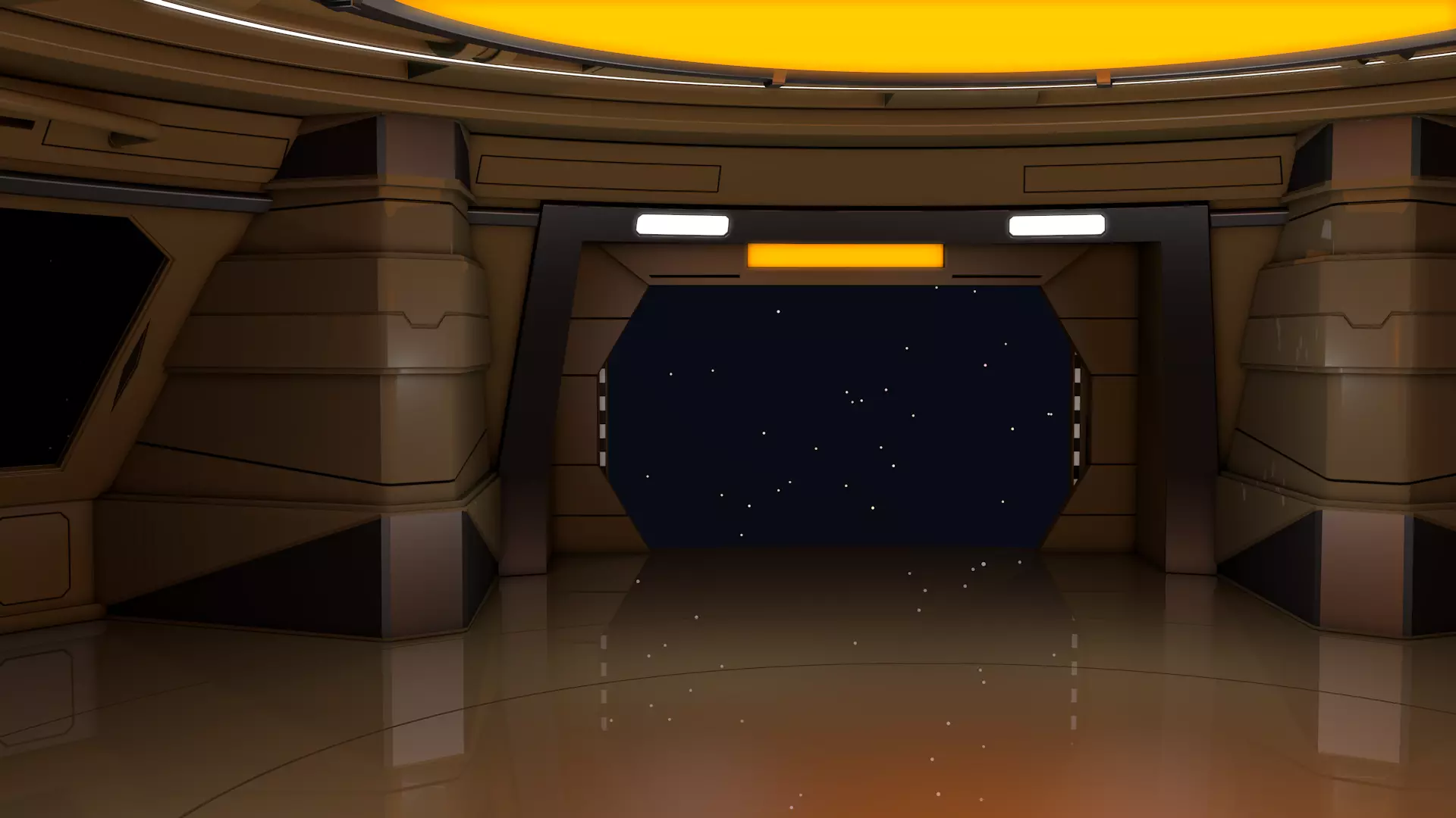 Sci Fi Room 3D model_5