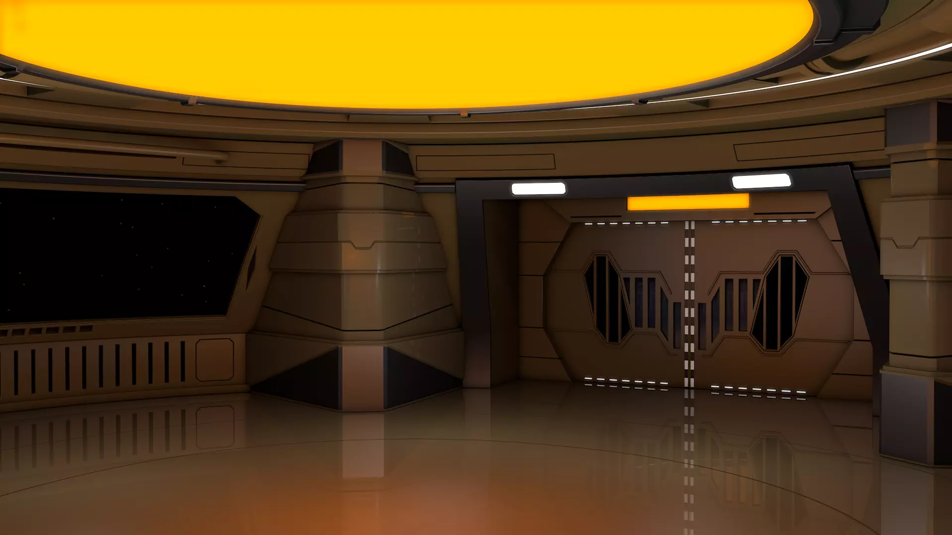 Sci Fi Room 3D model_3
