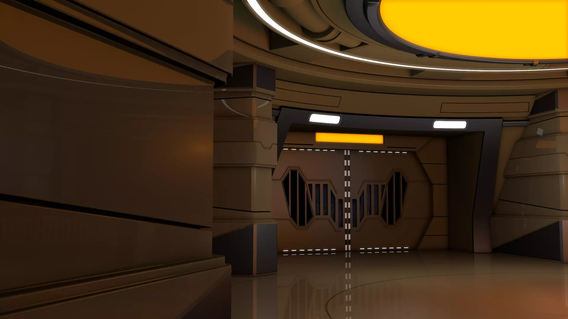 Sci Fi Room 3D model_4