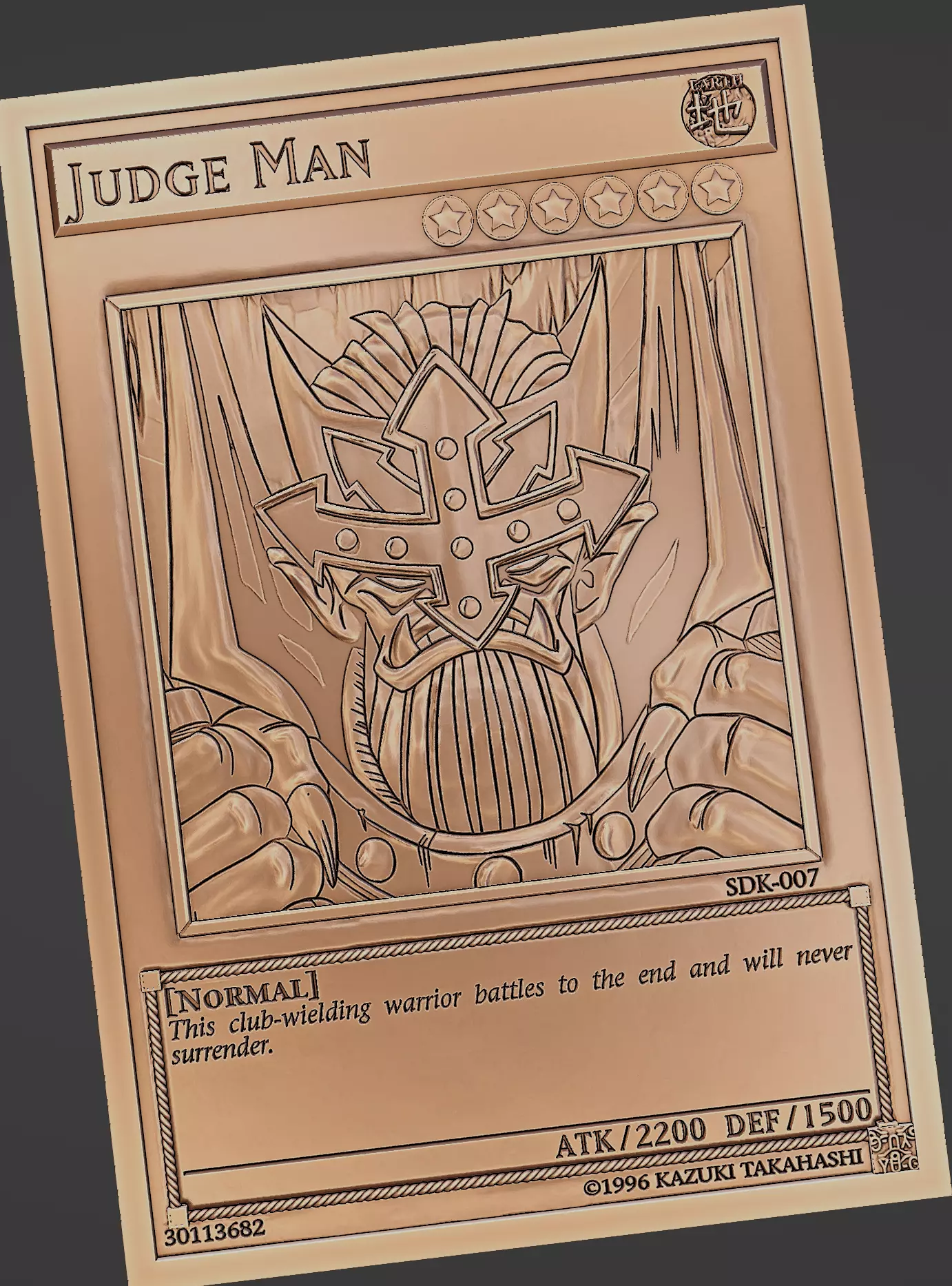 Judge Man - yu-gi-oh Free 3D print model