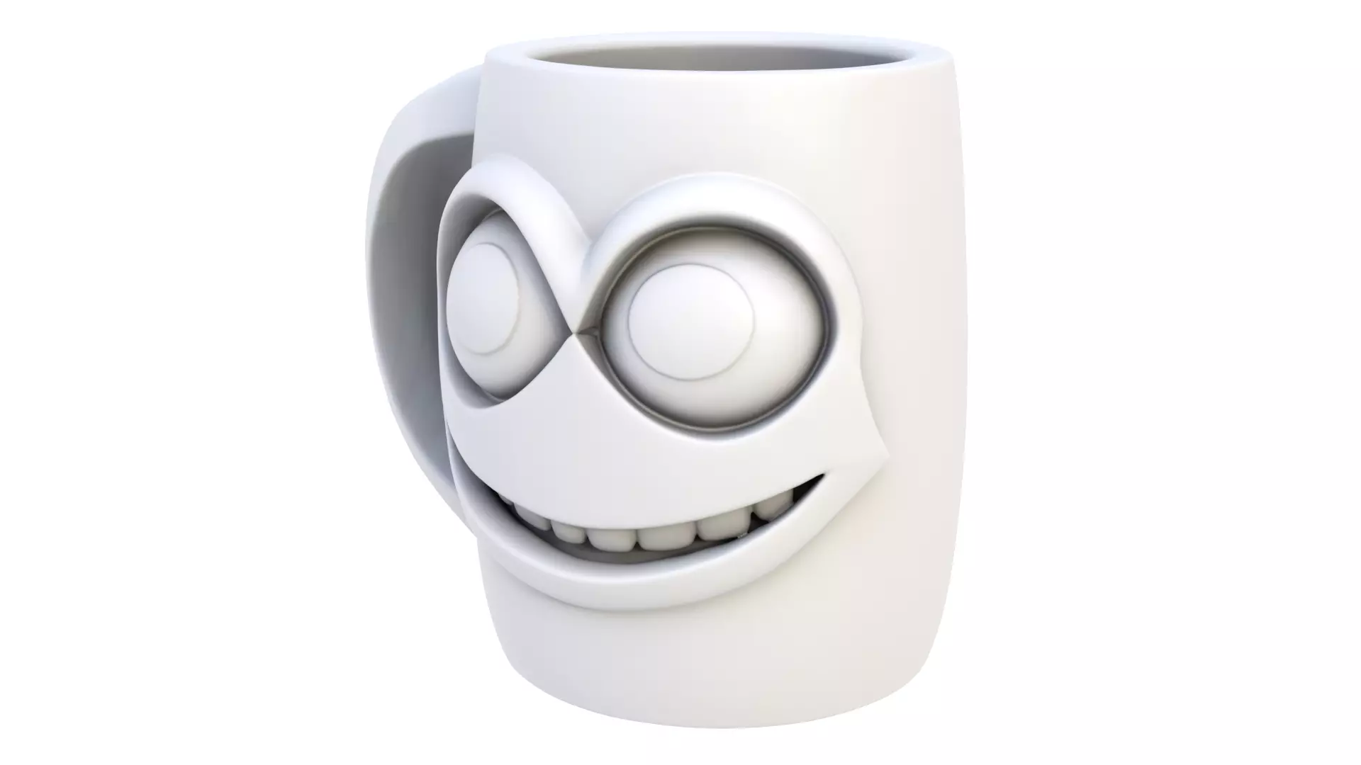 Mug smiling 3D model_0