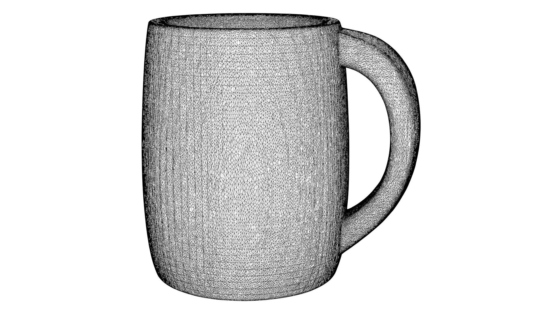 Mug smiling 3D model_10