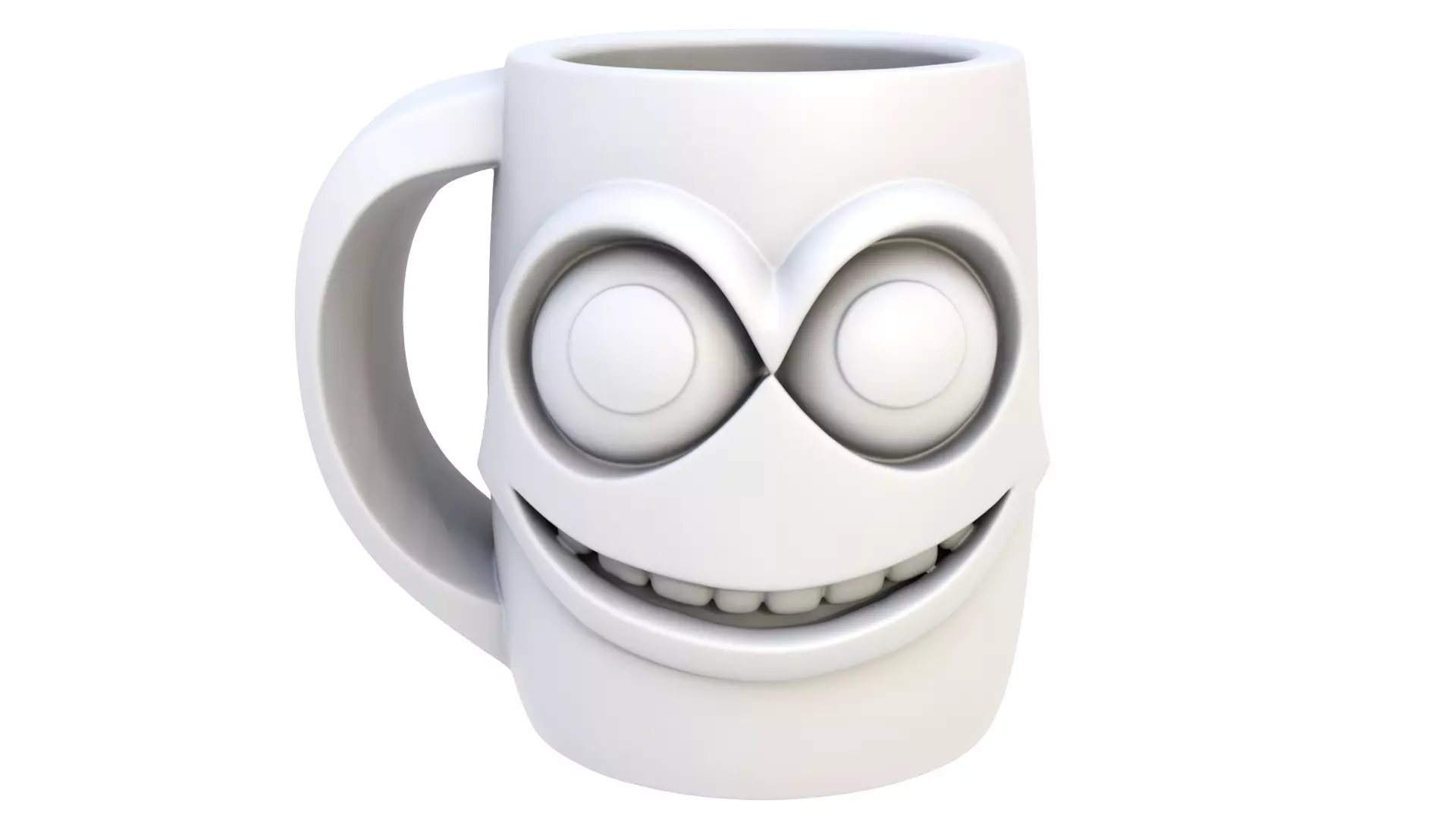 Mug smiling 3D model_6