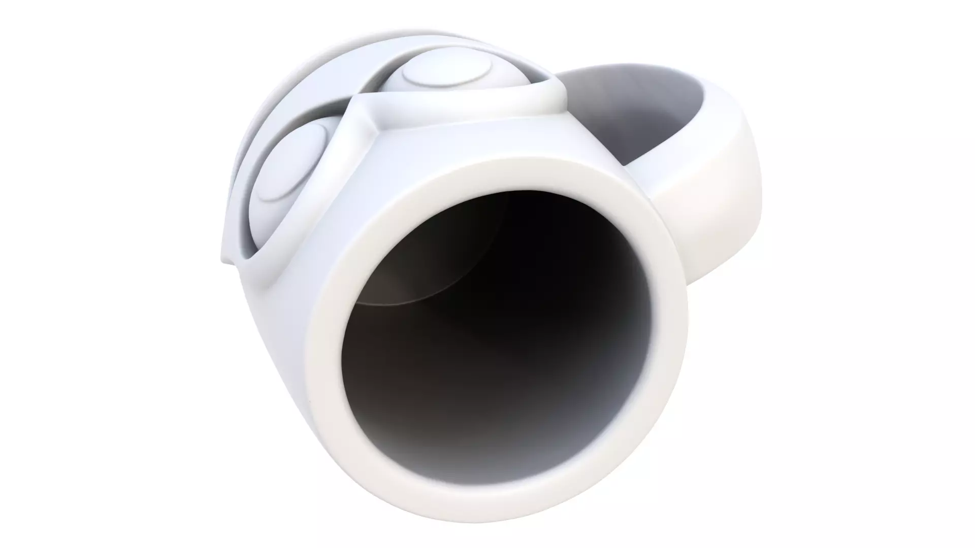 Mug smiling 3D model_7