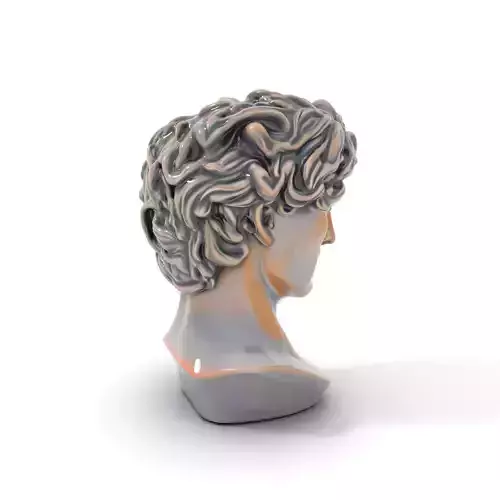 Classic Bronze Bust model pack