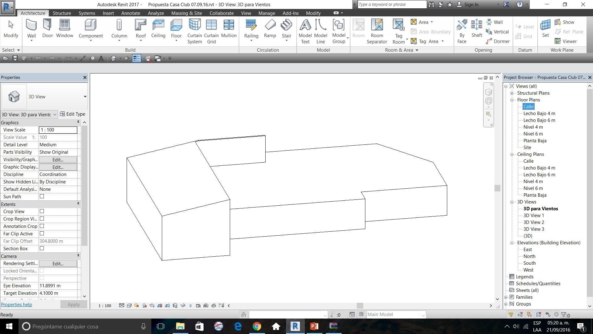 casa club Free 3D model