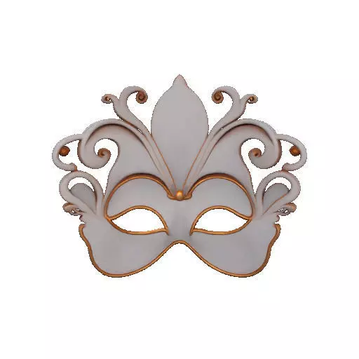 2470Venetian Carnival Mask Color 3D Model magic 3D print model_23