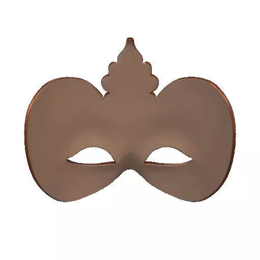 2471Venetian Carnival Mask Color 3D Model magic 3D print model_23