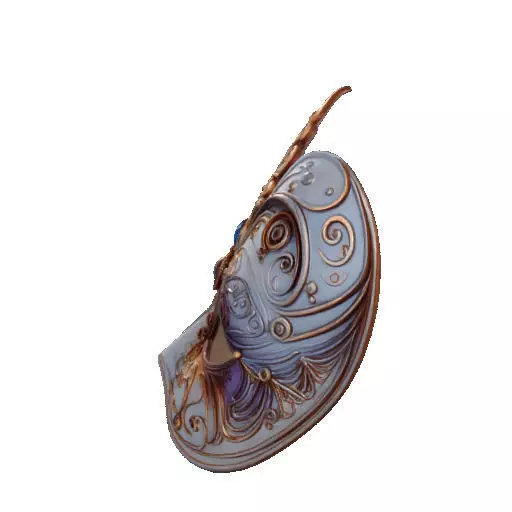 2471Venetian Carnival Mask Color 3D Model magic 3D print model_30