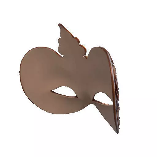 2471Venetian Carnival Mask Color 3D Model magic 3D print model_20